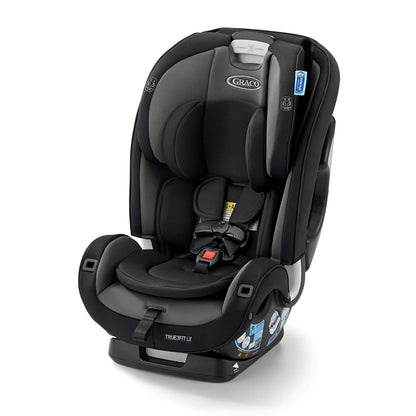 True3Fit LX 3-in-1 Slimfit Car Seat, Rear Facing, Forward Facing to Highback Booster Car Seat, ft. Anti-Rebound Bar - Gotham