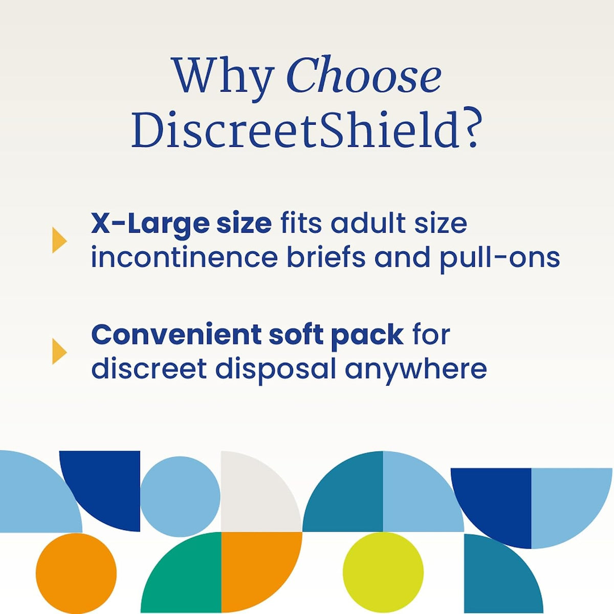 DiscreetShield Disposal Bags for Adult Diapers, 75 Count