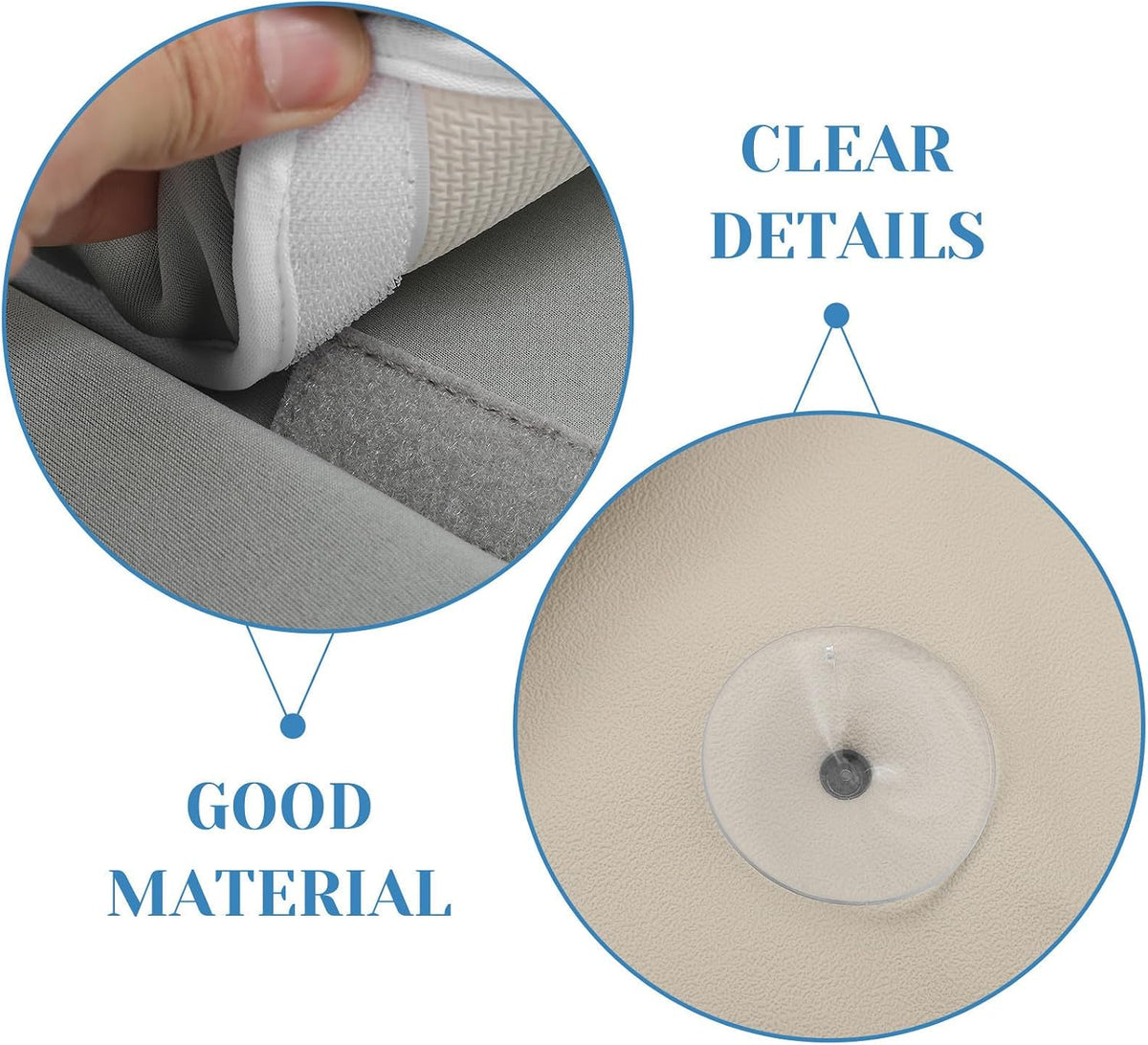 Kneeler and Rest Pad Cloth Padded Mat for Bathtub