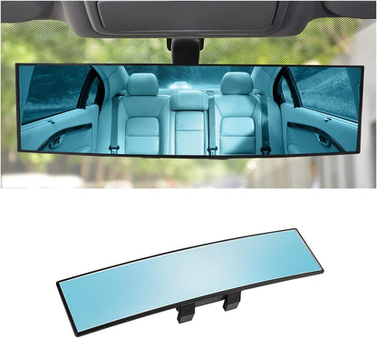 12 Inch Panoramic Car Rearview Mirror, White