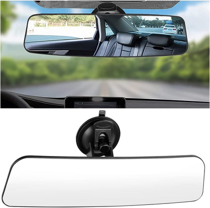 12 Inch Panoramic Car Rearview Mirror, White