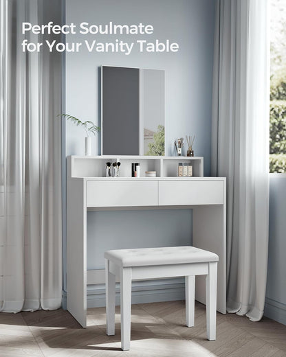 Adjustable Piano Bench with Padded Cushion and Storage Compartment