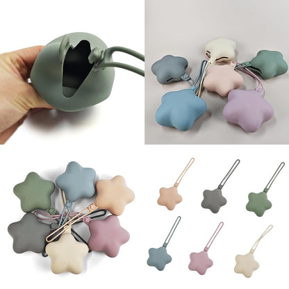 Compact Silicone Storage Case Lightweight and Portable Organiser Box for Soothing Container Box Silicone Holder