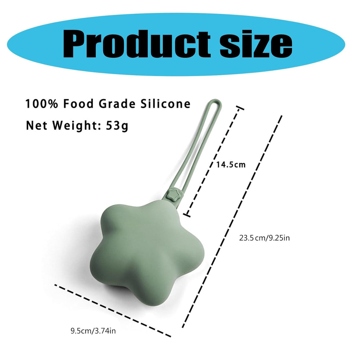 Compact Silicone Storage Case Lightweight and Portable Organiser Box for Soothing Container Box Silicone Holder