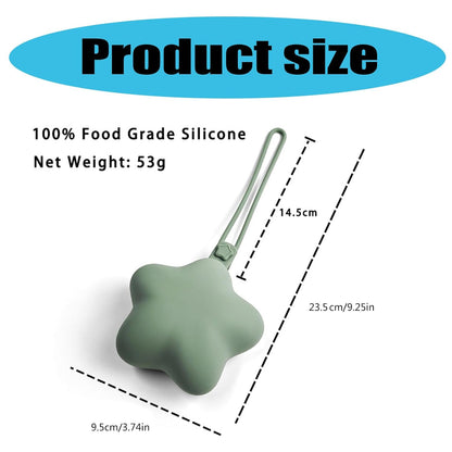 Compact Silicone Storage Case Lightweight and Portable Organiser Box for Soothing Container Box Silicone Holder
