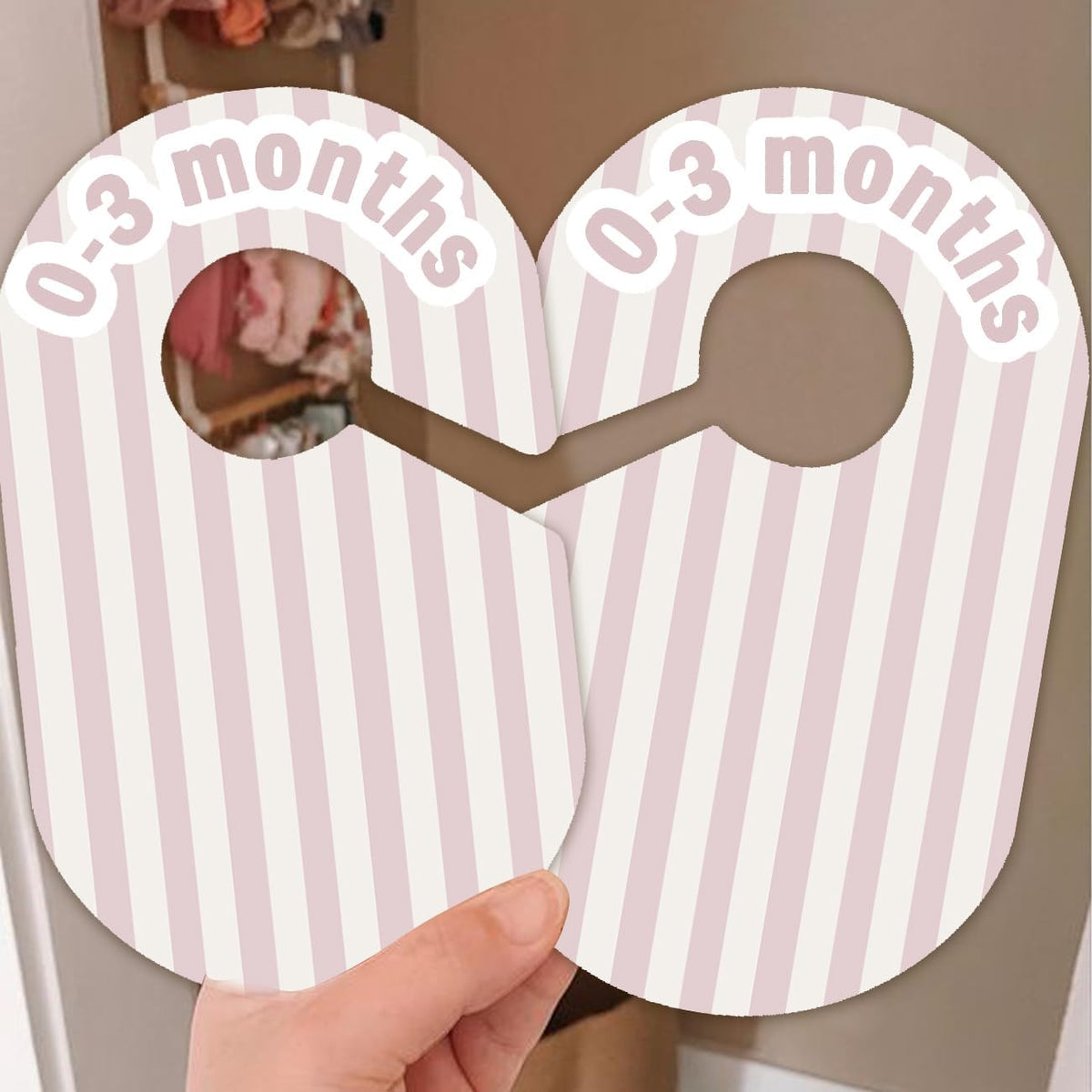 8 Pack Baby Closet Dividers – Pure Green Nursery Organizer for Baby Clothes 0-24 Months, Closet Size Markers, Baby Clothing Organizer for Nursery (green)