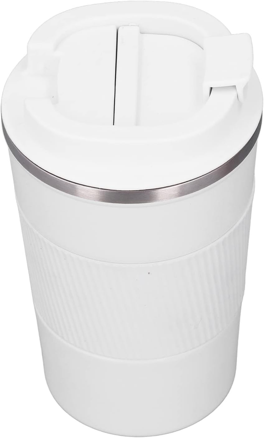 Insulated Coffee Mug Stainless Steel Leak Proof Travel Cup with Lid for Daily Use and Commuting (380ml)