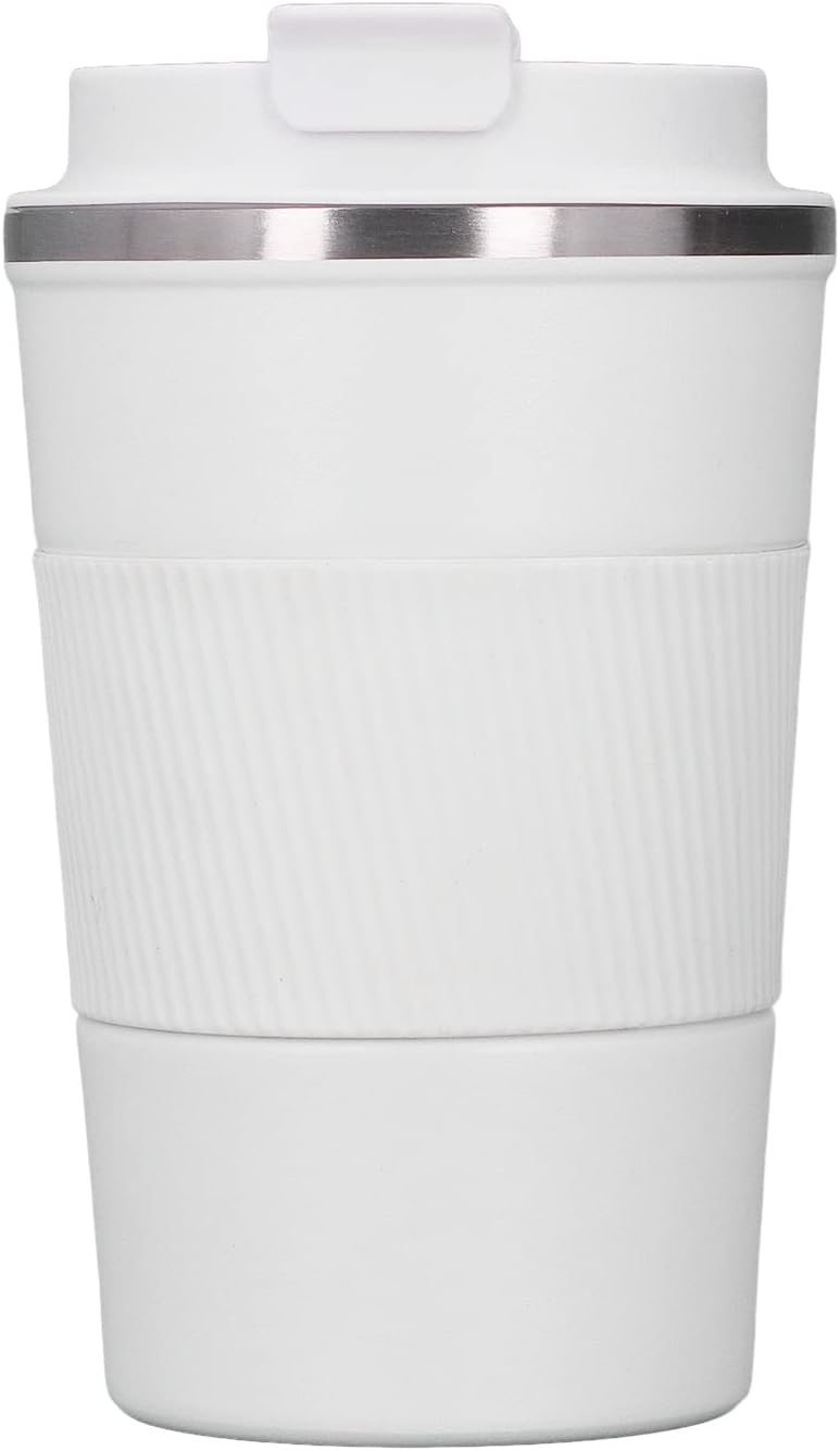 Insulated Coffee Mug Stainless Steel Leak Proof Travel Cup with Lid for Daily Use and Commuting (380ml)