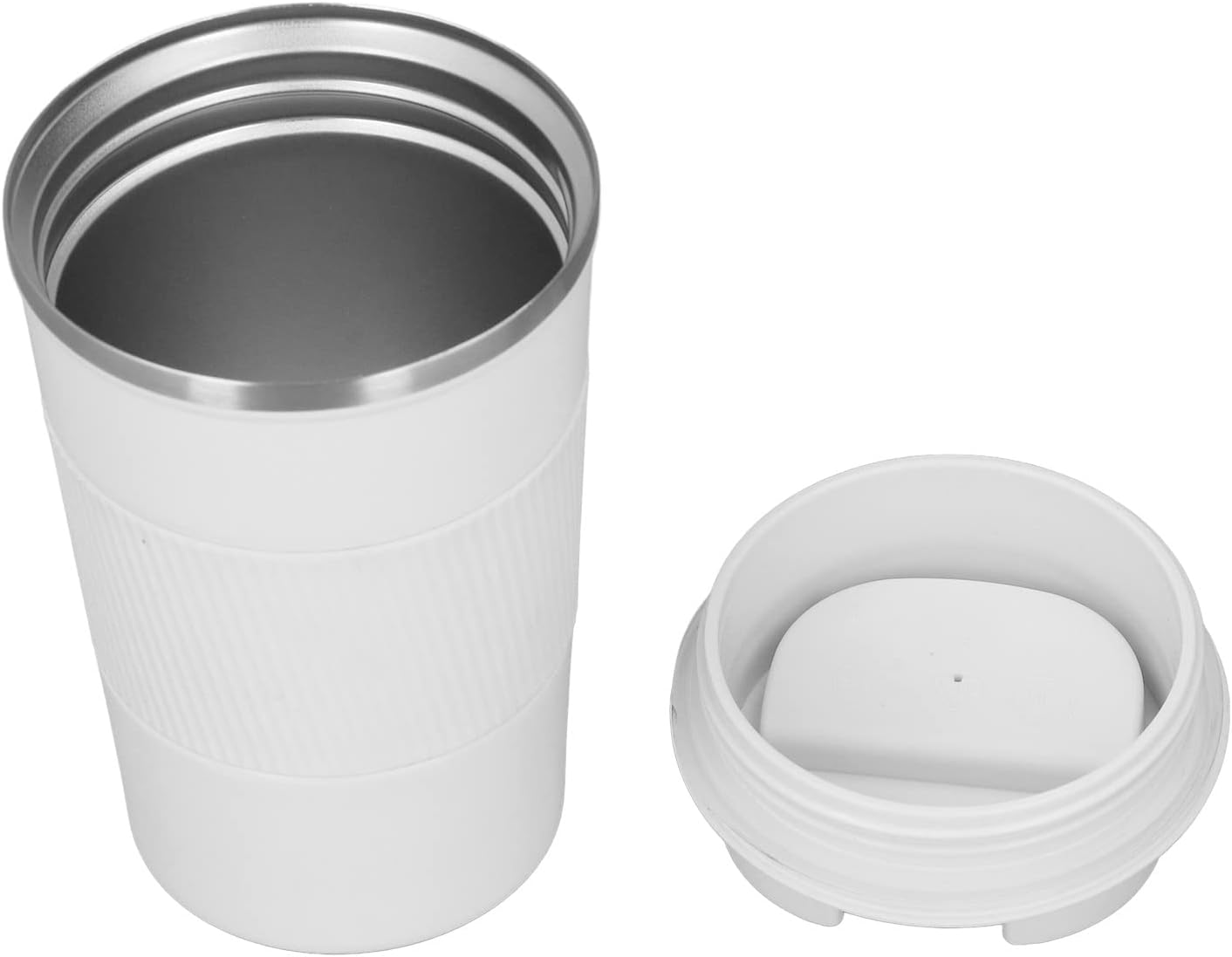 Insulated Coffee Mug Stainless Steel Leak Proof Travel Cup with Lid for Daily Use and Commuting (380ml)