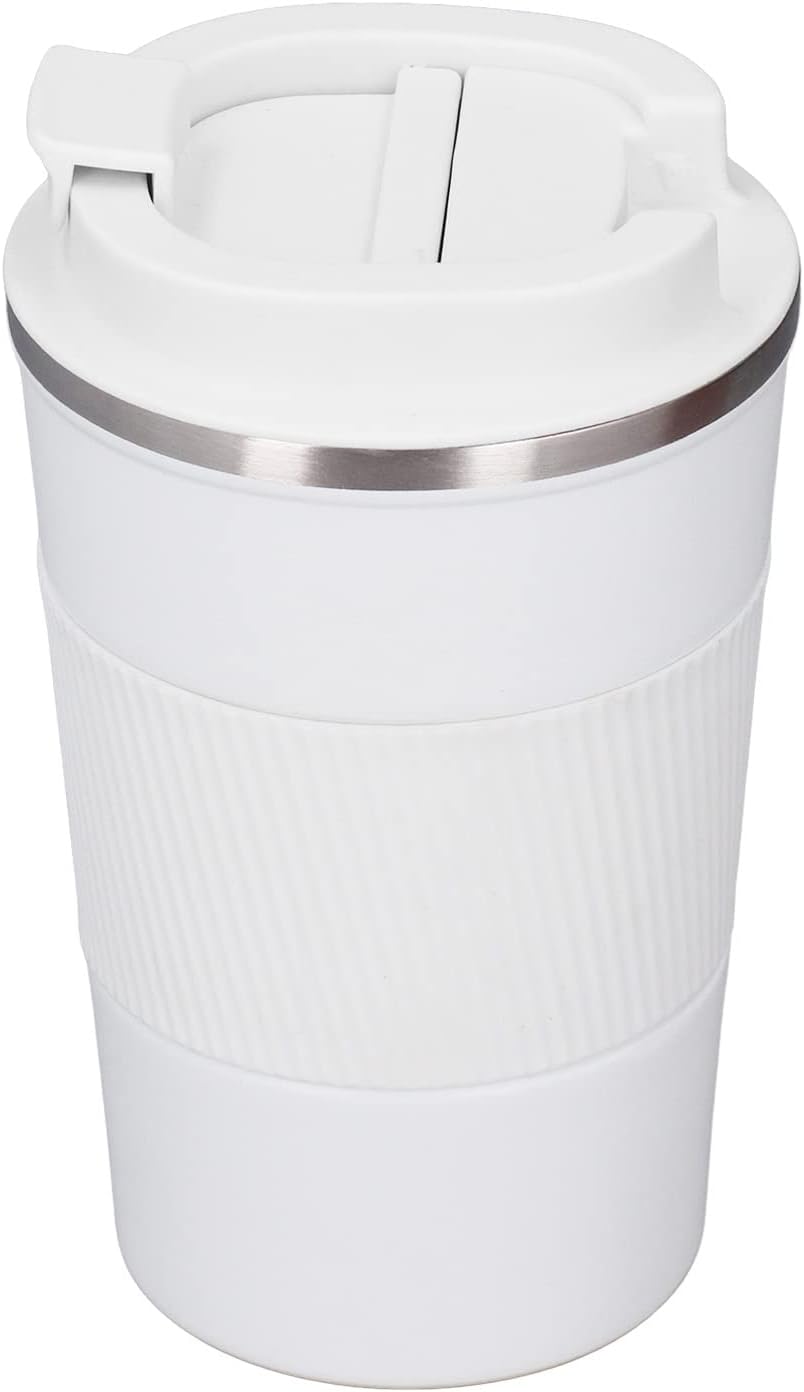 Insulated Coffee Mug Stainless Steel Leak Proof Travel Cup with Lid for Daily Use and Commuting (380ml)