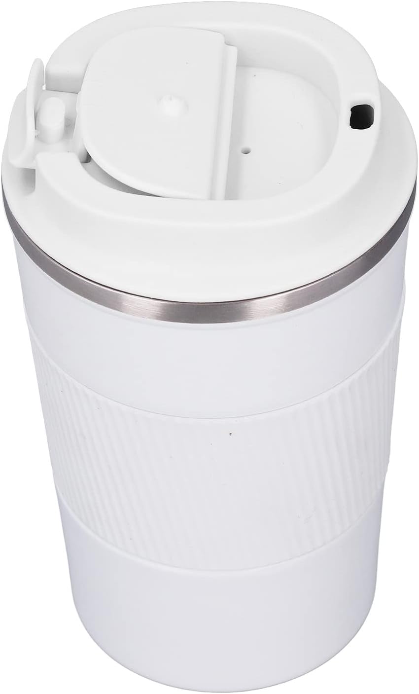 Insulated Coffee Mug Stainless Steel Leak Proof Travel Cup with Lid for Daily Use and Commuting (380ml)