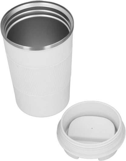 Insulated Coffee Mug Stainless Steel Leak Proof Travel Cup with Lid for Daily Use and Commuting (380ml)