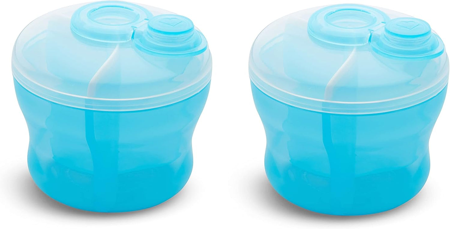 ® Formula Dispenser, BPA Free, 3 9oz Sections, Blue, 2 Pack