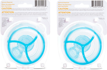 ® Formula Dispenser, BPA Free, 3 9oz Sections, Blue, 2 Pack
