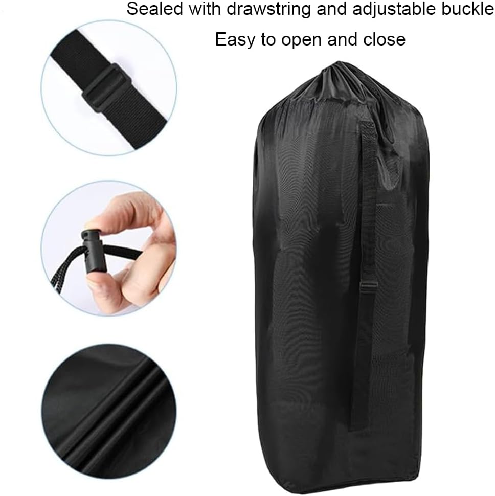 Childress Gate Check Bag for Umbrella Strollers - Travel Bag for Airplane, Stroller Bag for Airplane Travel, Airport Accessories for Gate Check, Flying Essentials (Black)