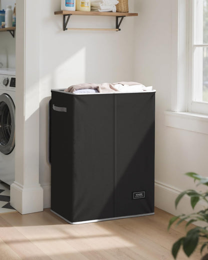 100L Laundry Hamper with Lid, Large Collapsible Laundry Basket