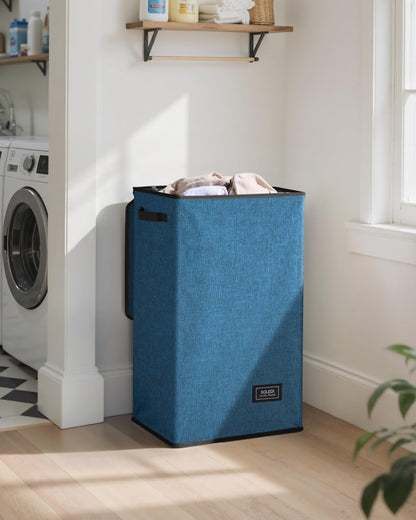 100L Laundry Hamper with Lid, Large Collapsible Laundry Basket