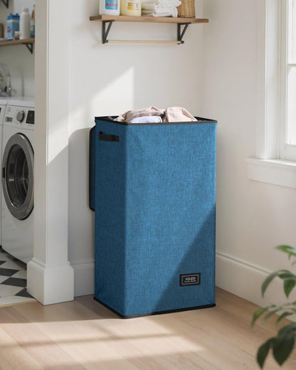 100L Laundry Hamper with Lid, Large Collapsible Laundry Basket