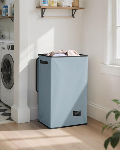 100L Laundry Hamper with Lid, Large Collapsible Laundry Basket