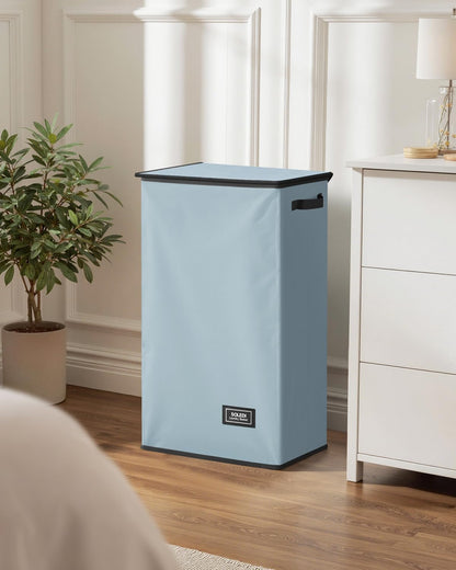 100L Laundry Hamper with Lid, Large Collapsible Laundry Basket