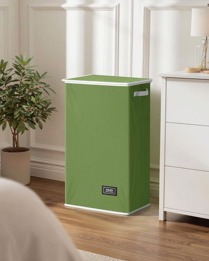 100L Laundry Hamper with Lid, Large Collapsible Laundry Basket