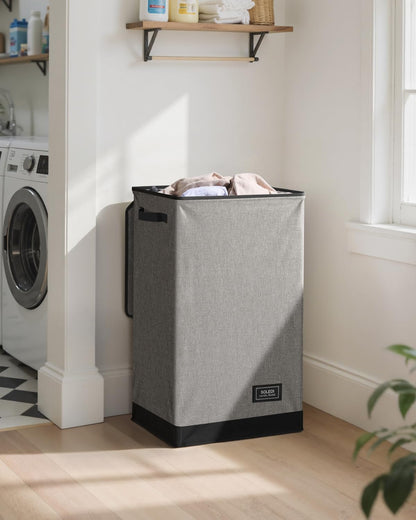 100L Laundry Hamper with Lid, Large Collapsible Laundry Basket
