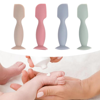Soft Silicone Baby Diaper Cream Spatula Brush Mini Applicator for