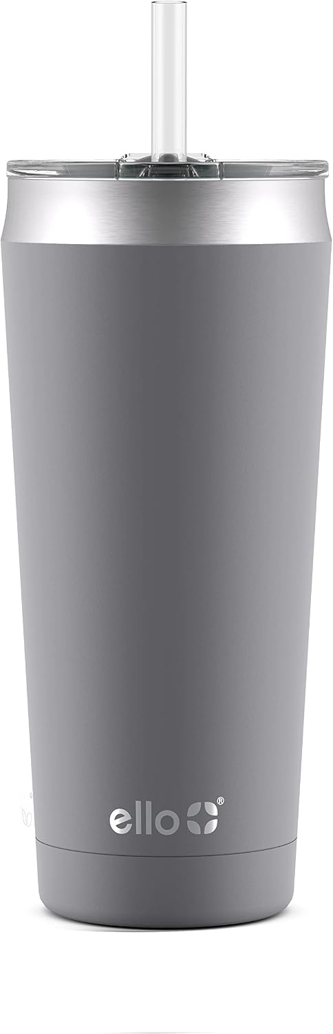 Beacon Vacuum Insulated Stainless Steel Tumbler with Slider Lid and Optional Straw