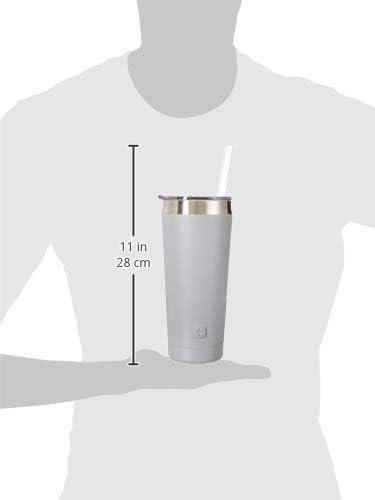 Beacon Vacuum Insulated Stainless Steel Tumbler with Slider Lid and Optional Straw