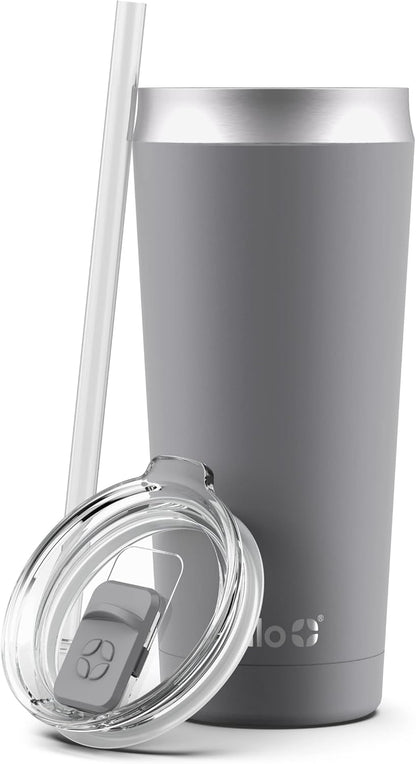 Beacon Vacuum Insulated Stainless Steel Tumbler with Slider Lid and Optional Straw