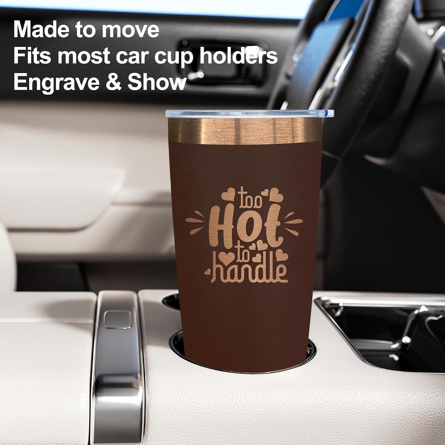 10 oz Insulated Coffee Tumbler Travel Coffee Mug（Black） | Double Wall Vacuum Insulated，Stainless Steel Tumbler，Powder Coated Cup，Laser Engrave，for Hot and Cold Drinks，Outdoor，1 Pack