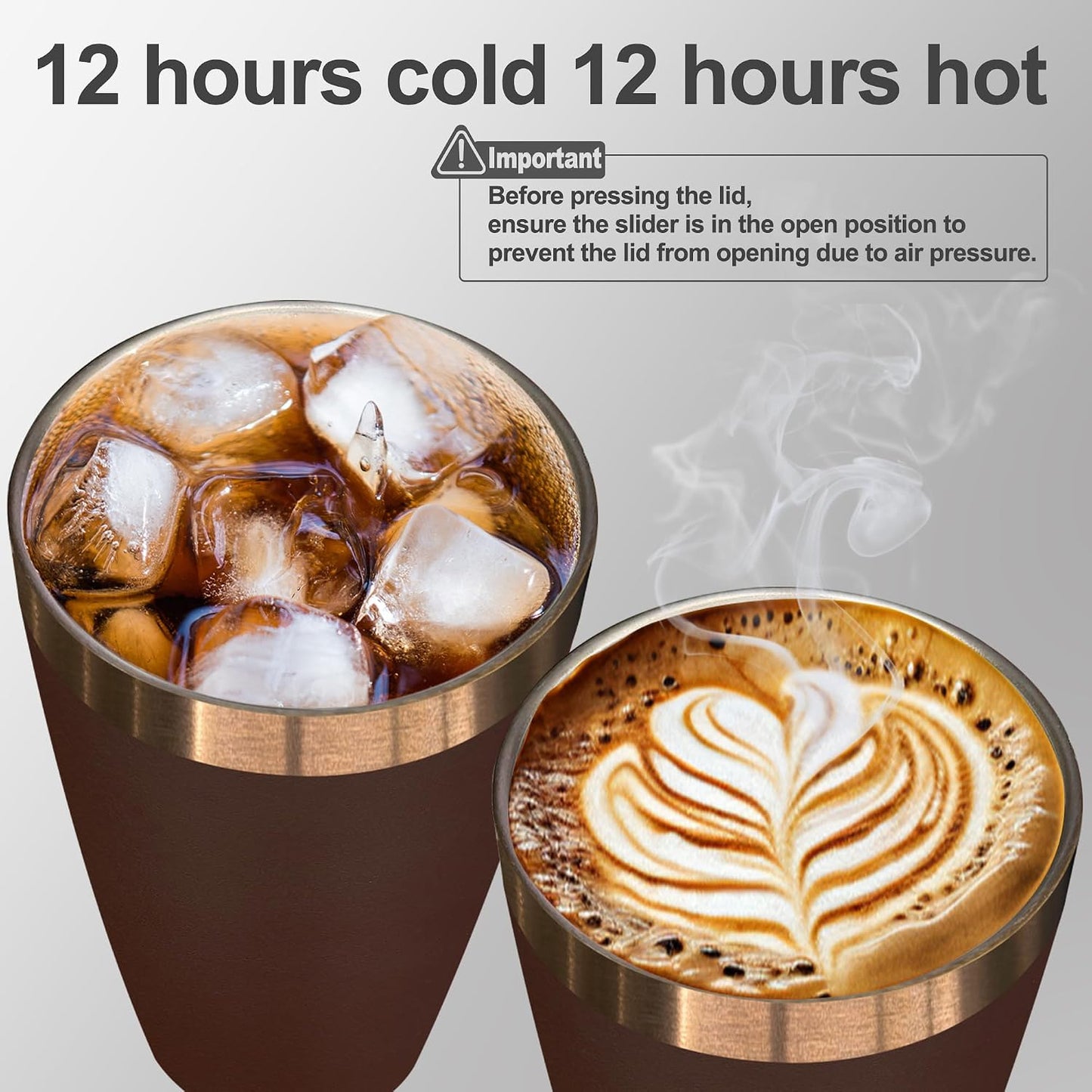 10 oz Insulated Coffee Tumbler Travel Coffee Mug（Black） | Double Wall Vacuum Insulated，Stainless Steel Tumbler，Powder Coated Cup，Laser Engrave，for Hot and Cold Drinks，Outdoor，1 Pack
