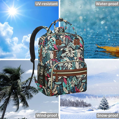 Diaper Bag Backpack for Women with Insulated Pockets Green