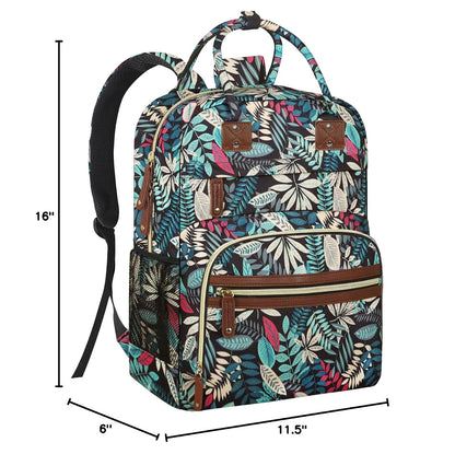 Diaper Bag Backpack for Women with Insulated Pockets Green