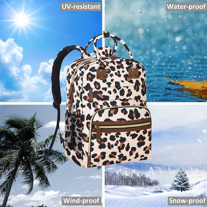 Diaper Bag Backpack for Women with Insulated Pockets Green