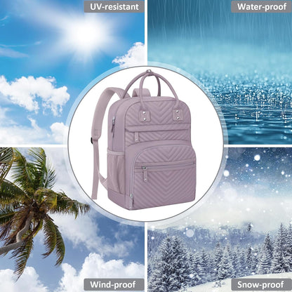 Diaper Bag Backpack for Women with Insulated Pockets Green
