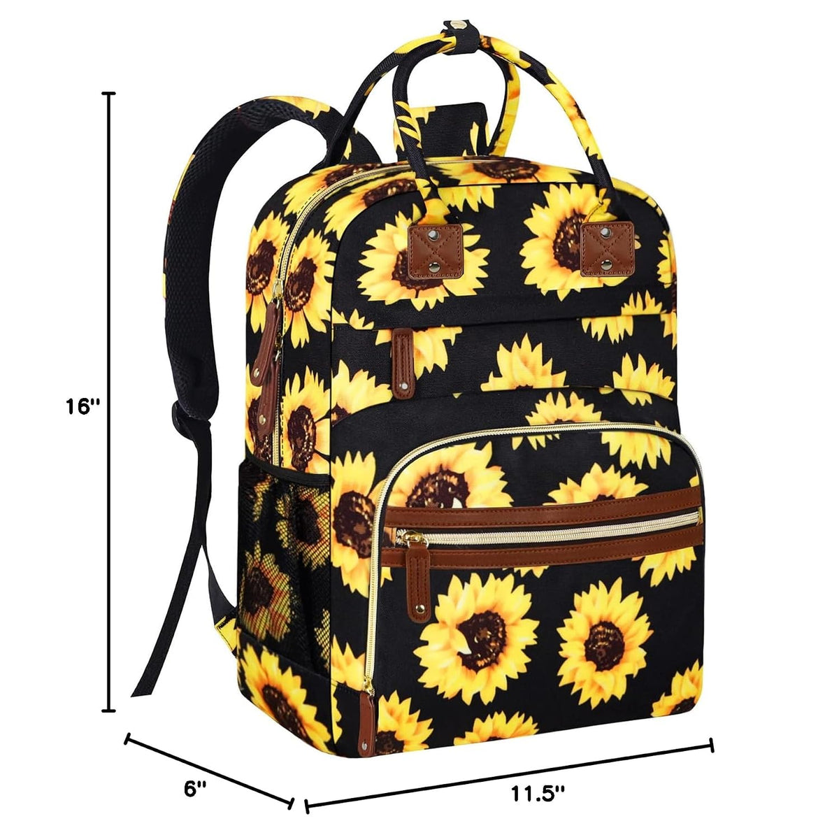 Diaper Bag Backpack for Women with Insulated Pockets Green