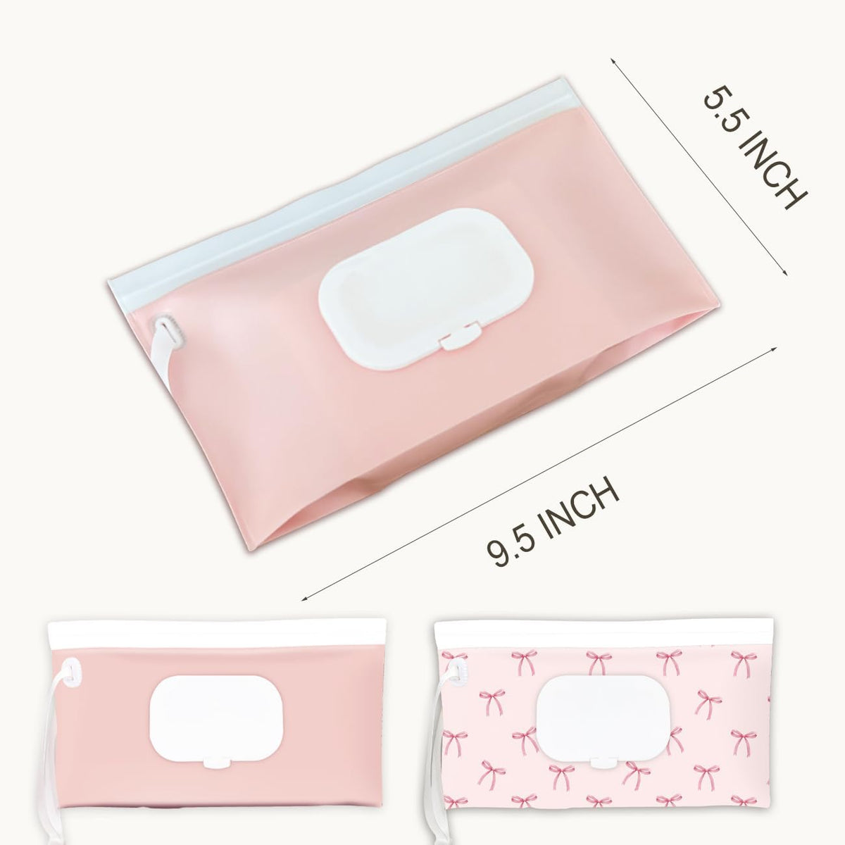 Baby wipes dispenser，portable baby wipes holder for outdoor, Refillable baby wipes container, on the go wet wipe pouch for travel, resuable wipes dispenser for hiking (sage)