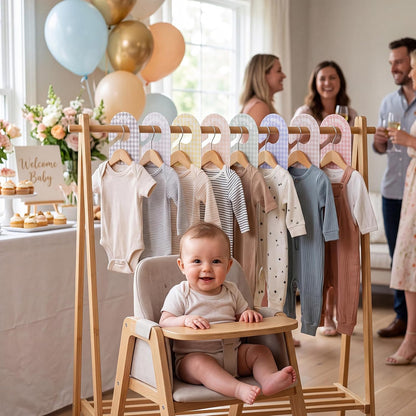 Baby Closet Dividers, 8-Piece Double-Sided Size Organizers, Pastel