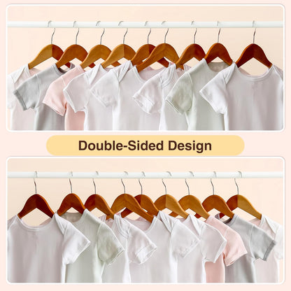 Baby Closet Dividers, 8-Piece Double-Sided Size Organizers, Pastel