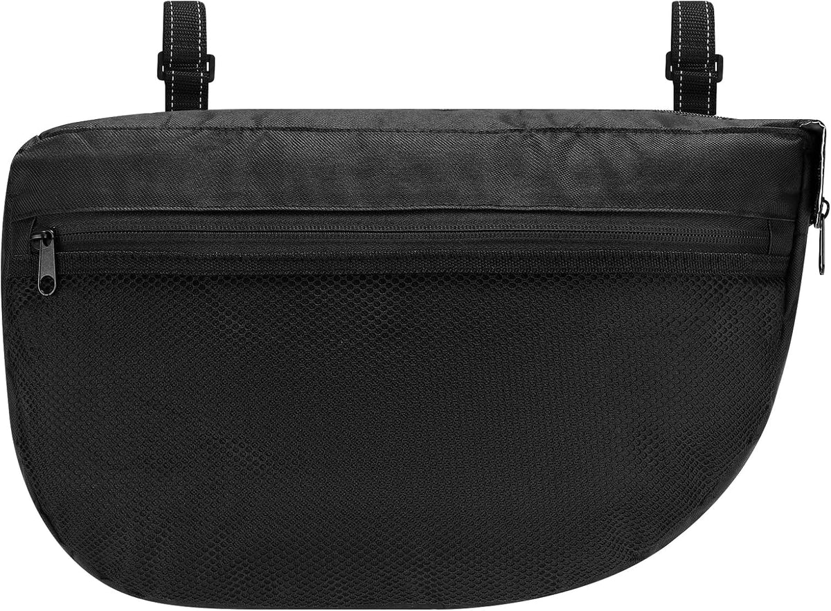 Insulated Side Sling Stroller Saddle Bag Organizer, Universal Stroller Organizer, Stroller Bag Caddy Organizer, Black