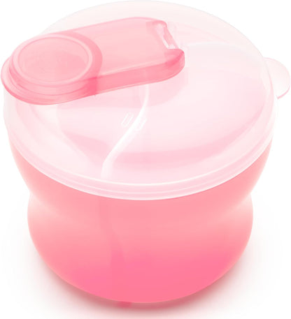 Formula Dispenser for Baby Bottle Feeding, Pink, 9 Ounce