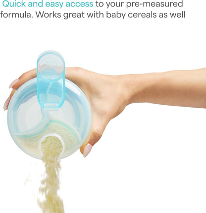 Formula Dispenser for Baby Bottle Feeding, Pink, 9 Ounce