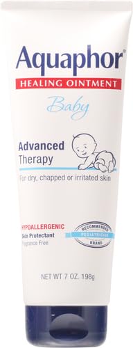 Aquaphor Baby Healing Ointment (14 Oz) + 3-in-1 Diaper Rash Cream (3.5 Oz), Hypoallergenic and Fragrance Free Skin Care Set for Babies