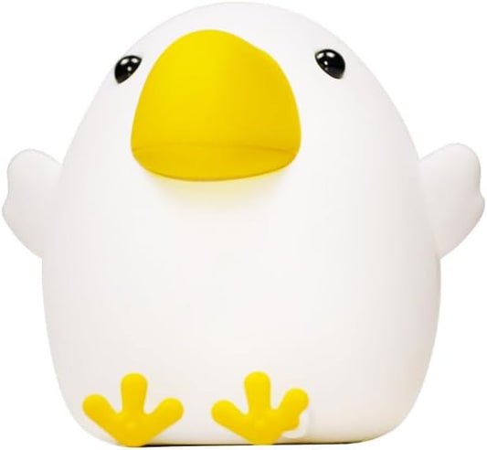 Bird Night Light,LED Silicone Animal Shaped Lamp,3 Level Dimmable,Nursery Nightlight for Desk Decor,Adult | Adorable Bird Gifts, Nursery Decor