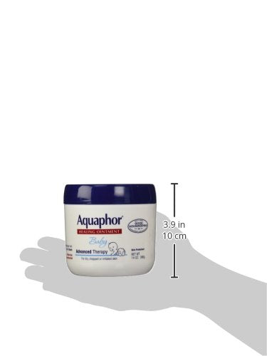 Aquaphor Baby Healing Ointment (14 Oz) + 3-in-1 Diaper Rash Cream (3.5 Oz), Hypoallergenic and Fragrance Free Skin Care Set for Babies