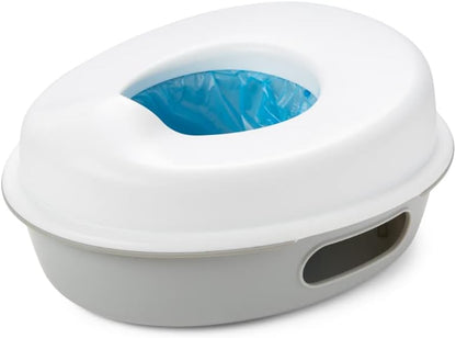 Skip Hop Go Time Multi-Stage 3 in 1 Potty Seat, White/Grey