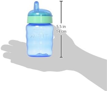 Philips AVENT My Easy Sippy Cup with Soft Spout and Spill-Proof Design, Blue/Green, 9oz, 2pk, SCF553/25