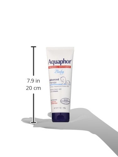 Aquaphor Baby Healing Ointment (14 Oz) + 3-in-1 Diaper Rash Cream (3.5 Oz), Hypoallergenic and Fragrance Free Skin Care Set for Babies