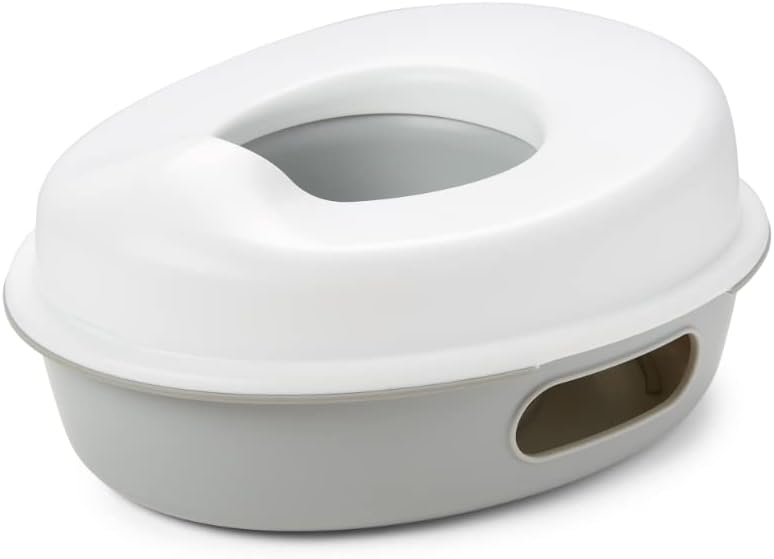 Skip Hop Go Time Multi-Stage 3 in 1 Potty Seat, White/Grey